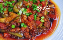 惊爆味觉的低油版鱼香肉沫绿茄子