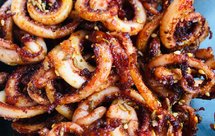 香辣鱿鱼须 赛过铁板的味道