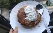 无糖无油低碳高蛋白超级松软的椰子（巧克力）早餐松饼