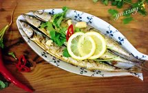 香烤孜然秋刀鱼
