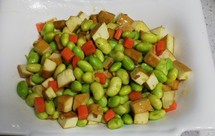 毛豆炒五香豆干