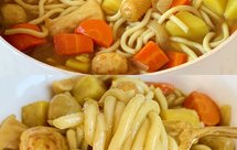 超浓郁的咖哩鱼丸乌冬面