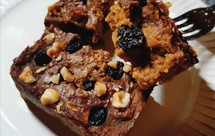 微波炉肉桂咖啡红薯布朗尼（无油无巧克力无可可粉，超级低卡低脂）