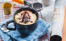 微波炉香草蛋糕~不到2分钟就可以吃上的美味！