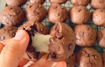 可可麻薯软曲奇饼干巧克力豆木薯粉版无糯米粉无淀粉