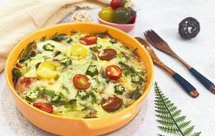 芝士杂蔬烘蛋（烤箱版与平底锅版）