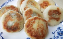 豆渣糯米粉豆沙饼（最简单消耗豆渣的方法）