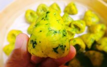 减肥版菠菜窝窝头#玉米#胡萝卜#无糖无糯米粉#