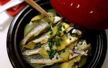 塔吉锅小黄鱼焖冬瓜