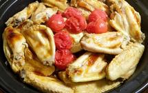 蘑菇鸡翅塔吉锅