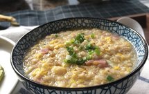 火腿燕香葱燕麦粥