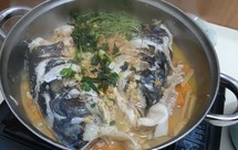 南瓜大蒜焖鱼头