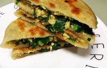 韭菜鸡蛋馅饼—平底锅烙饼