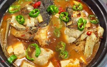 不输餐馆的鱼头泡饭