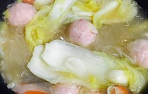 塔吉锅虾丸粉丝娃娃菜