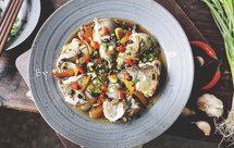 腊肉豆豉蒸鱼头