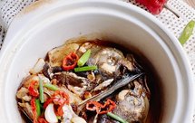 谗人的黑椒鱼头煲