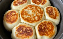 平底锅面包，锅巴太香了！