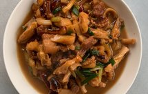 五花肉烧墨鱼干