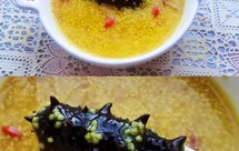 苦荞小米海参粥‼️