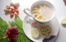 快手香蕉牛奶燕麦片