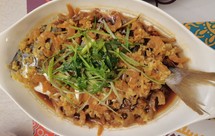 清蒸鲳鱼干、鱿鱼干、虾干