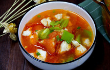 没有一点刺的鱼，开胃的番茄鱼汤最适合