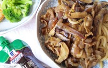 黑椒肥牛乌冬面