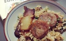 『小葵厨房』香肠辣味煲仔饭(塔吉锅版)
