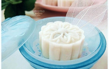 【微波红楼山药糕】无油无糖外层+红豆馅