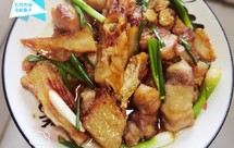 五花肉焖马鲛鱼干