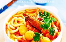 【咖喱鲜虾乌冬面】——最具日本特色的面条之一