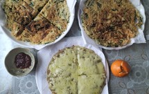 用平底锅制作省电又美味的香蕉芝士饼(手抓饼)