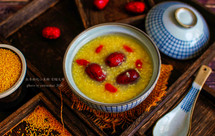 暖身养胃 l 红枣枸杞小米粥