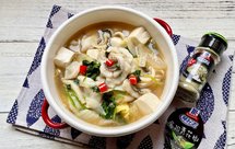 青花椒豆腐鱼片汤