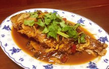 红烧三道鳞 鲤鱼