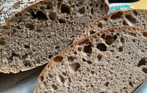 健康黑全麦粉面包（无手揉）