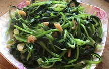 炝炒海米小白菜