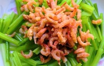 芹菜拌海米