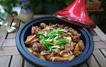 土豆焖鸭肉