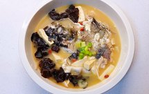白胡椒 千岛湖鱼头 （黑豆）豆腐汤 by wqy