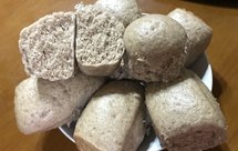 一点儿也不难吃的黑全麦粉刀切馒头