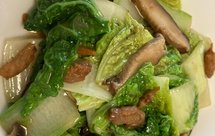 海米香菇小白菜