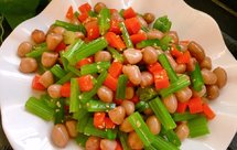 清淡可口「芹菜拌花生米」