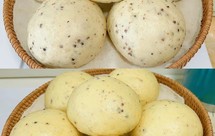 三色藜麦玉米面馒头VS三色藜麦小麦粉馒头