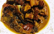 河豚鱼干炖五花肉