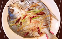 清蒸金鲳鱼干