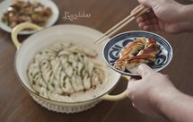 香葱虾皮贴卷子「北鼎珐琅锅食谱」