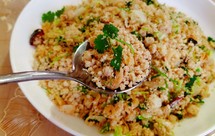 炒豆渣(虾皮炒豆渣，老辈味)