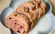 面包机版椰子油黑米蔓越莓软欧包 一款超美味健康营养的面包